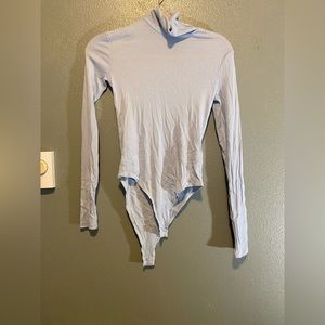 Pale blue bodysuit